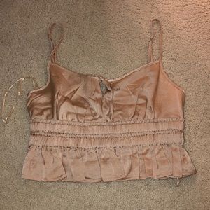 Isabel’s cabinet pink crop tank top